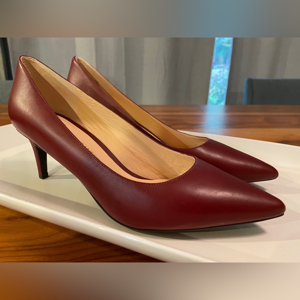 Nine West | Erika 9X technology burgundy leather pointed toe